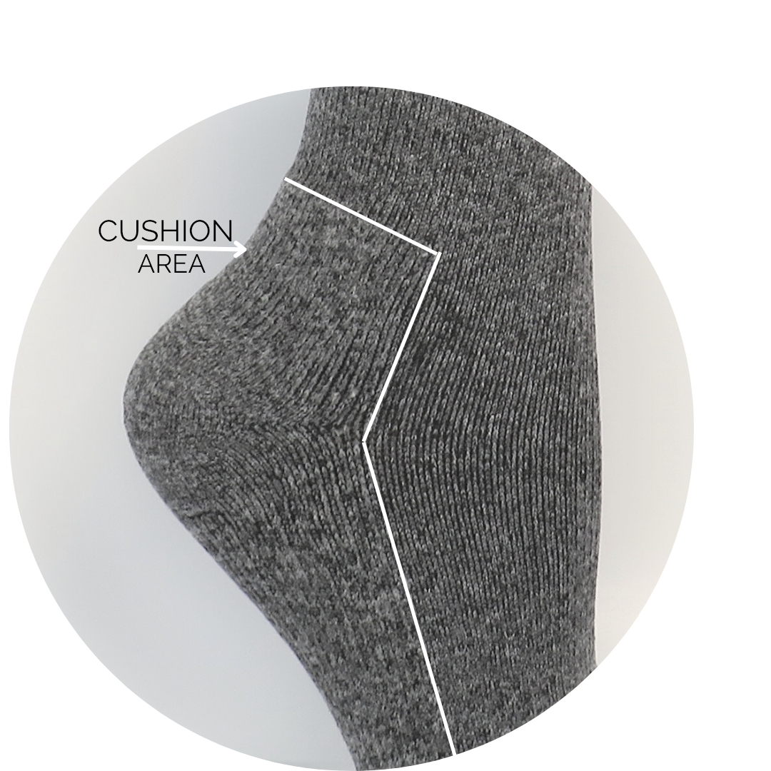 YoU® Grey Marl CUSHION Knee High