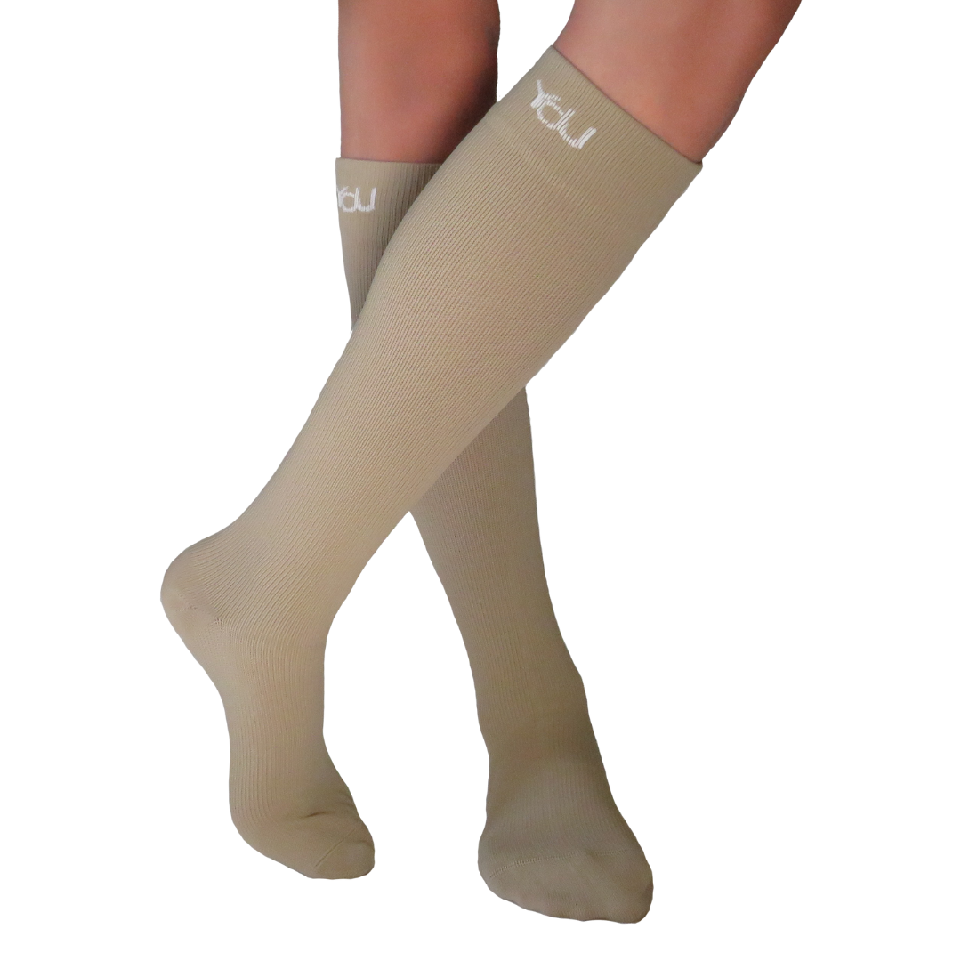 YoU® Coffee Knee High • 20-30 mmHg