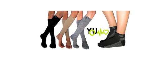 YoU® 2 Knee High/1 Leg Sleeve/1 Ankle Socks • 20-30 mmHg