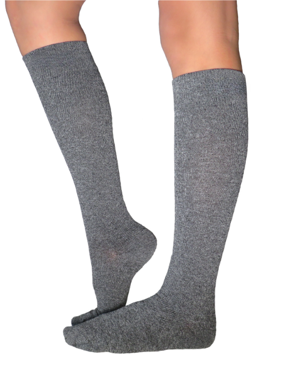 YoU® Grey Marl CUSHION Knee High • 15-20 mmHg ✈