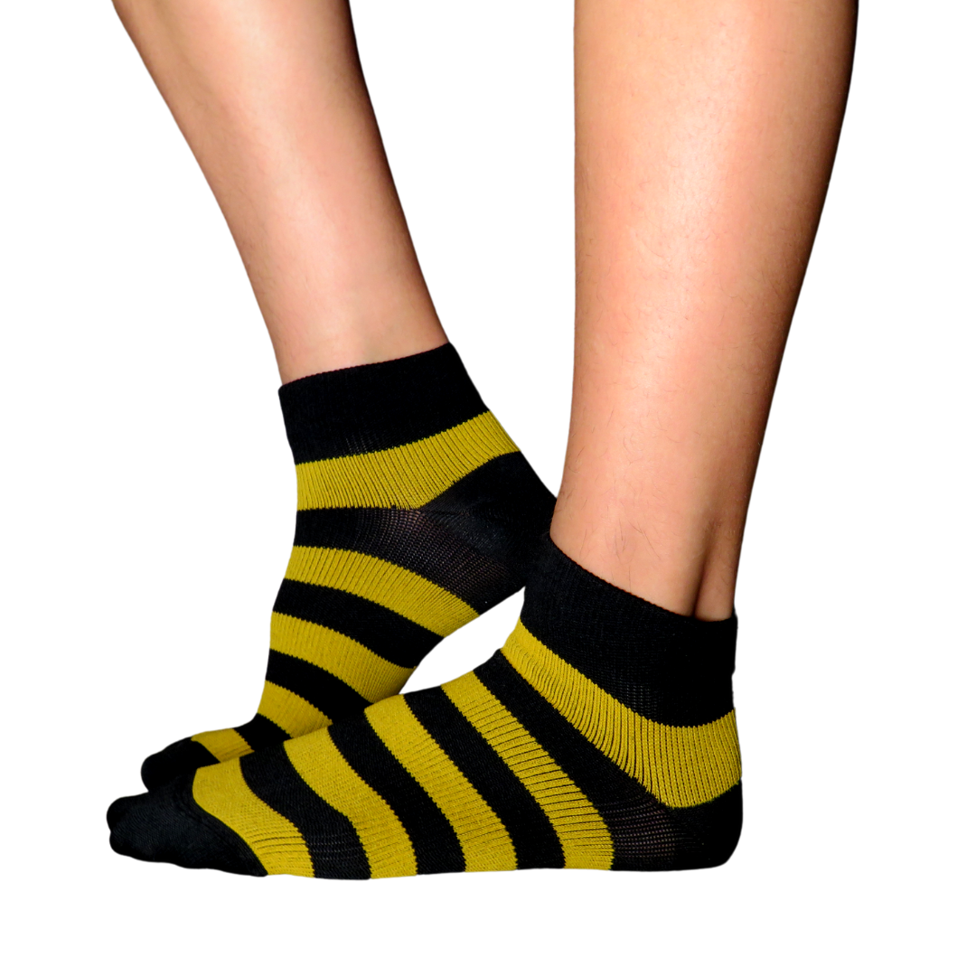 YoU® Bee HAPPY 🐝 Ankle Socks • 20-30 mmHg