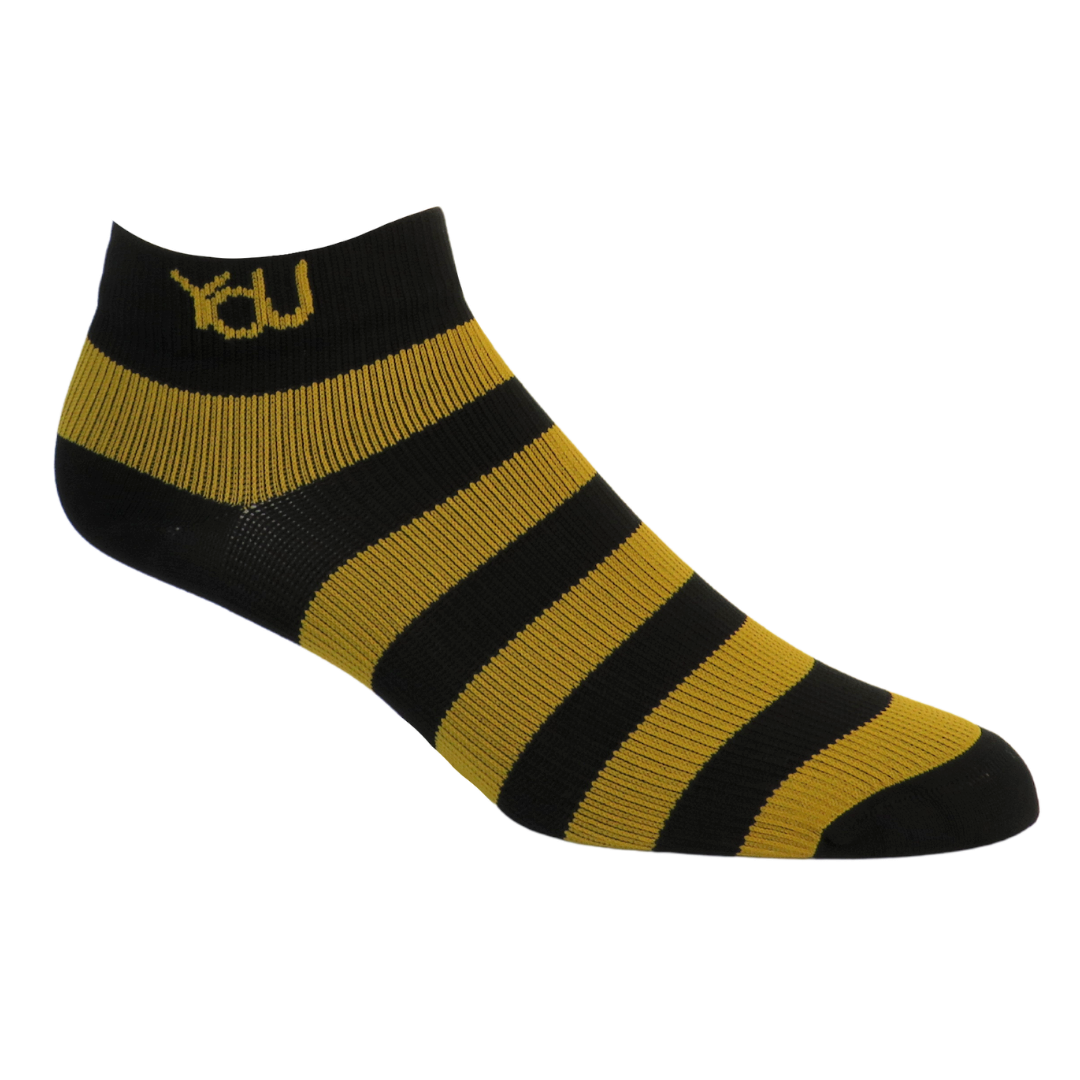 YoU® Bee HAPPY 🐝 Ankle Socks • 20-30 mmHg