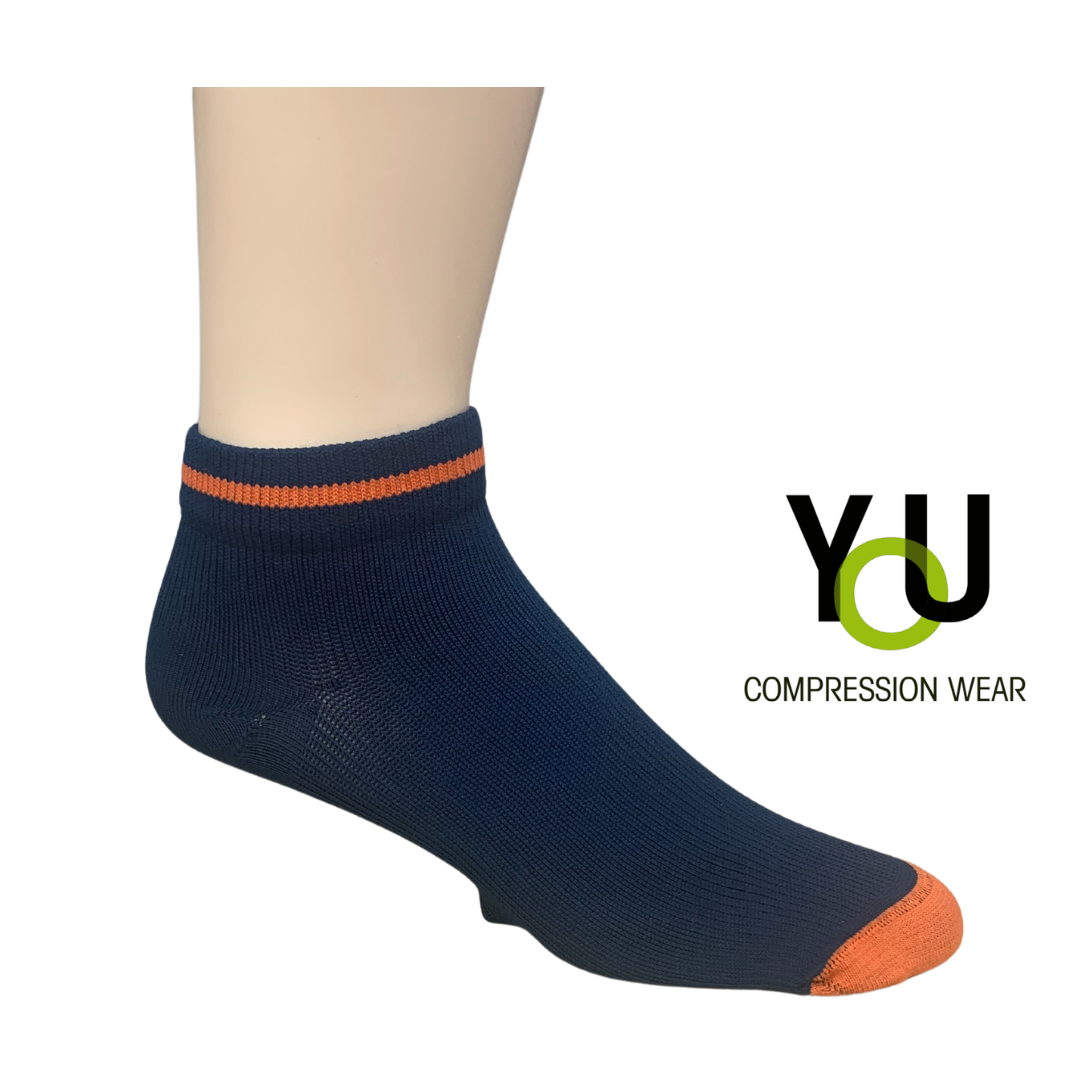 YoU® Sport Series Edmonton New Ankle Socks • 20-30 mmHg