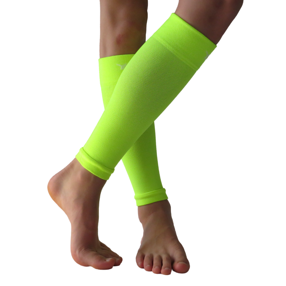 YoU® Neon Yellow Calf Sleeves